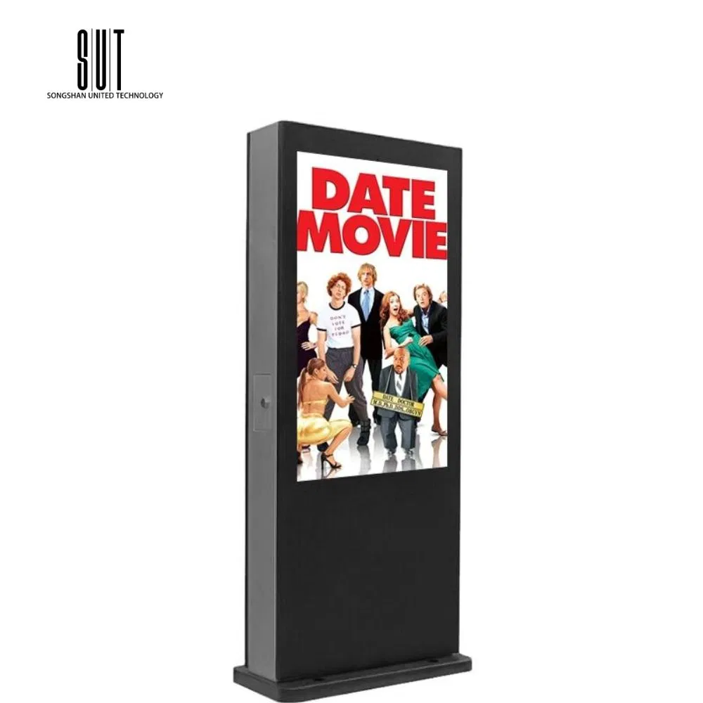 Outdoor Advertising Player Digital Signage and Displays LCD Floor Stand Smart Totem