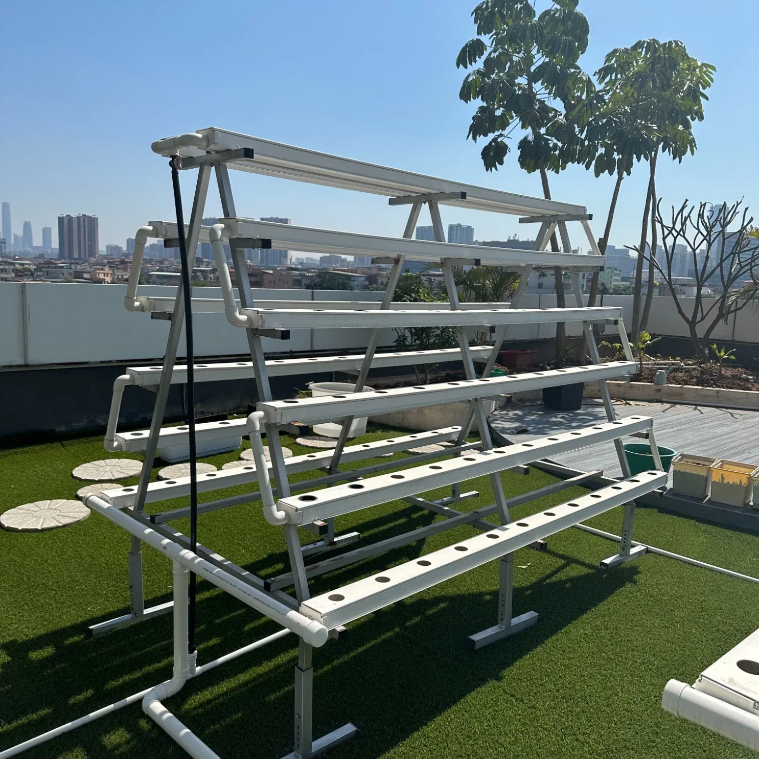 Indoor Hydroponic Gardening Vertical Farming Hydroponics System