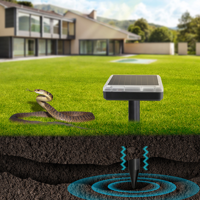 Eco-Friendly Solar Snake Repellent Pest Control for Safe Garden Environments