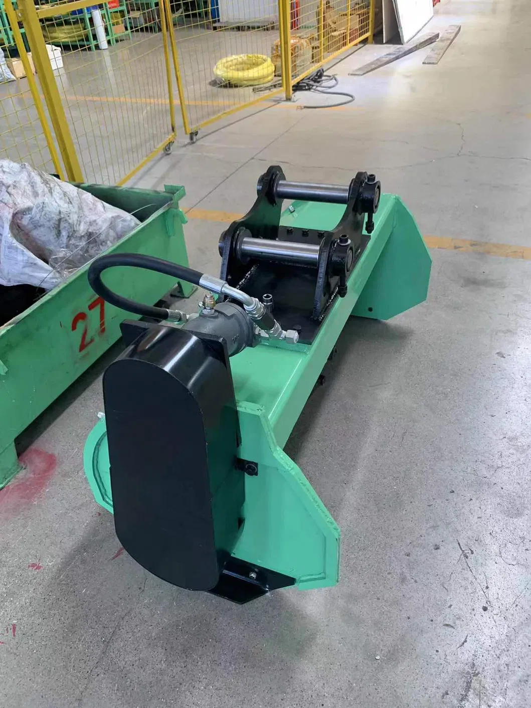 Flail Mower Side View