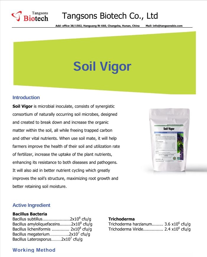 Organic Natural Nitrogen Biofertilizer - Enhances Root Strength Soil Application Organic Fertilizer