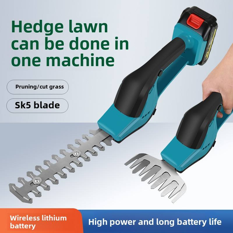 Dual Blade Electric Pruner Tool for Efficient Garden Trimming Needs