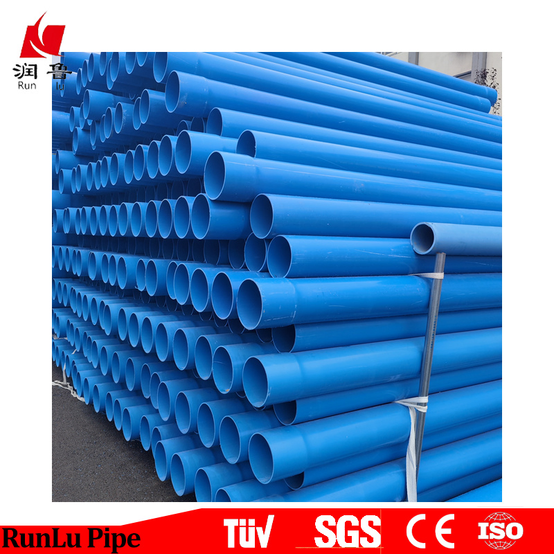 Farm Water Saving 160mm PVC Pipe OEM China