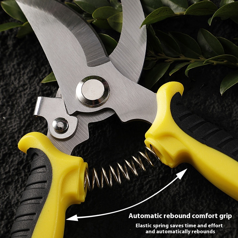 Stainless Steel Manual Pruning Shears Garden Scissor for Garden Orchard Fruit Picking Tree Trimming Floral Tools