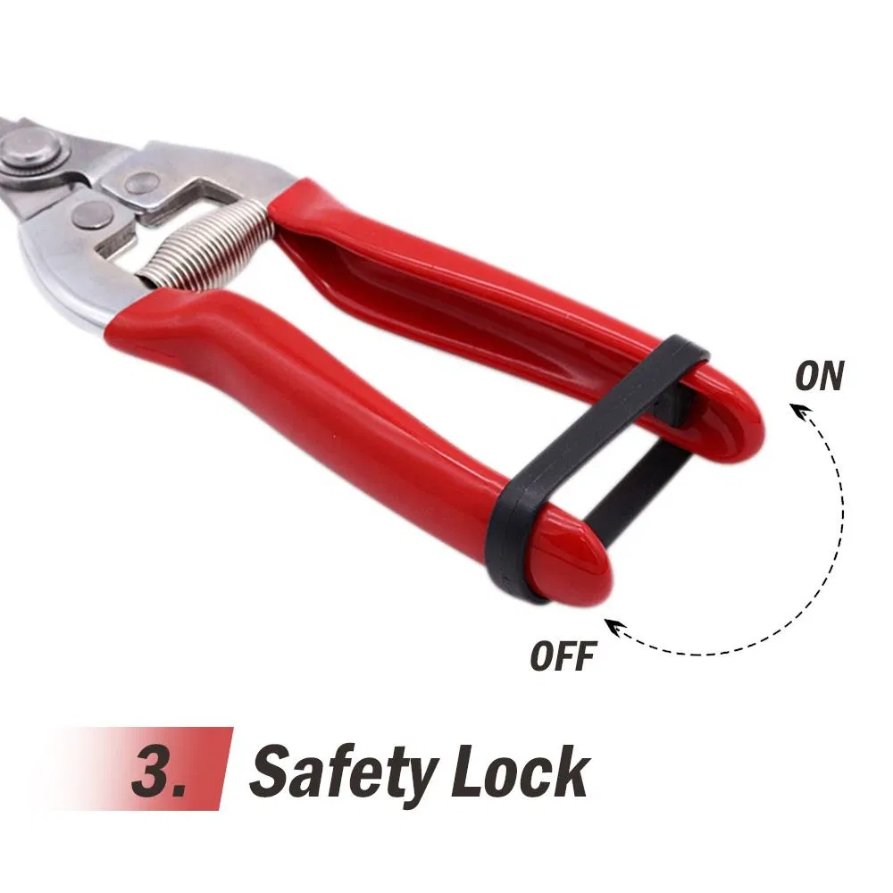 Hydroponic Blade Cutter Stainless Steel Garden Scissor Pruner Small Trimming Pruning Shears