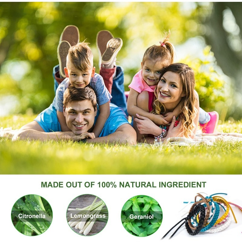 Hot-Selling Stable Leather Fly Trap Portable Mosquito Repellent Bracelets Garden Pest Control