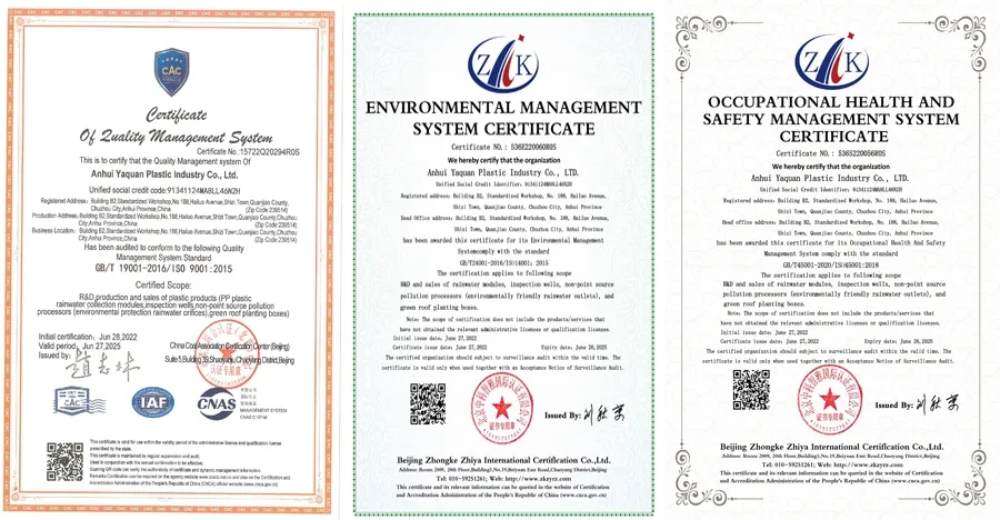 ISO Certifications