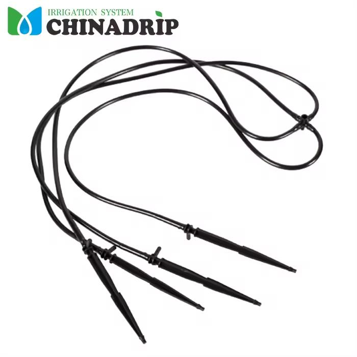 Self Watering Spikes System Automatic Plant Water Device Irrigation Drip Kits with Black Tube