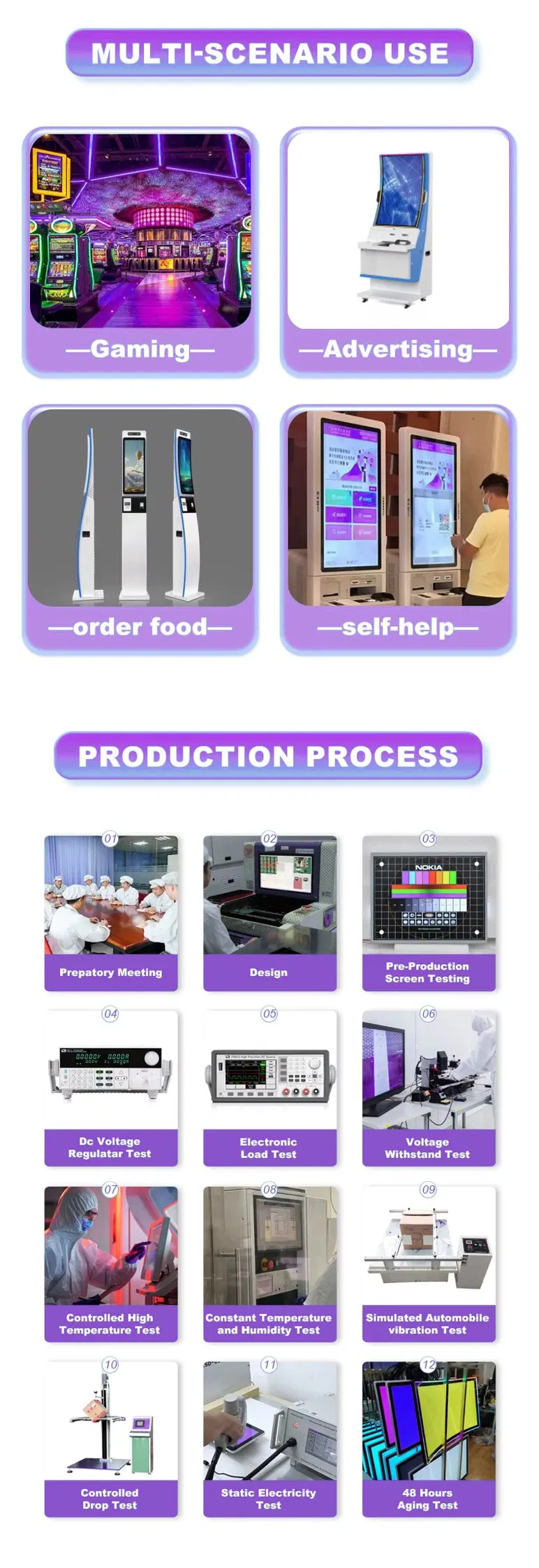 Curved LCD Screen Detail
