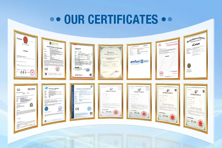 Certificates