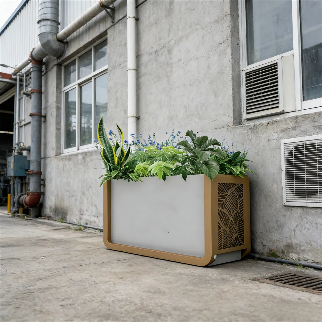 Sustainable Rainwater Harvesting Flower Box with Internal Storage Capability