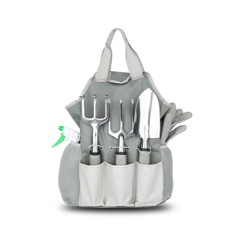 Garden Tool Eight-Piece Set Hand Trowel Bonsai Shovel Rake Cultivator Ergonomic Handle Garden Lawn Transplant Weeder Tools