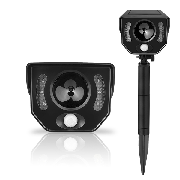 Solar and Ultrasonic Animal Repellent Device Pest Control Device Repeller for Bird Dog Cat Fox Rabbit Pelican Raccoon Pigeon Bear Outdoor Garden Yard Protect