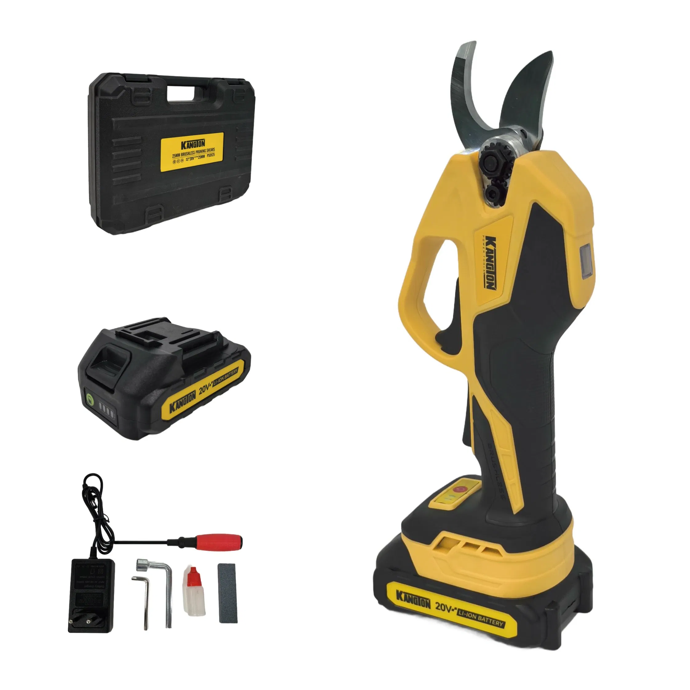 25mm Electric Pruning Shears Cordless Pruner for Tree Trimming Branch Cutter