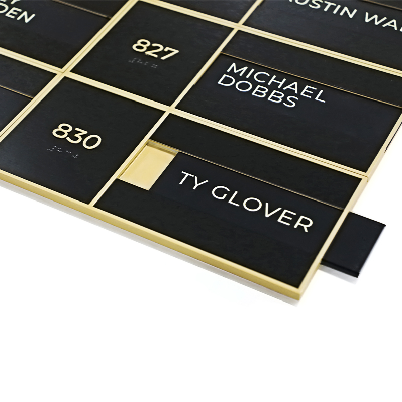 Customized Braille Signage for Wayfinding for Office and Business