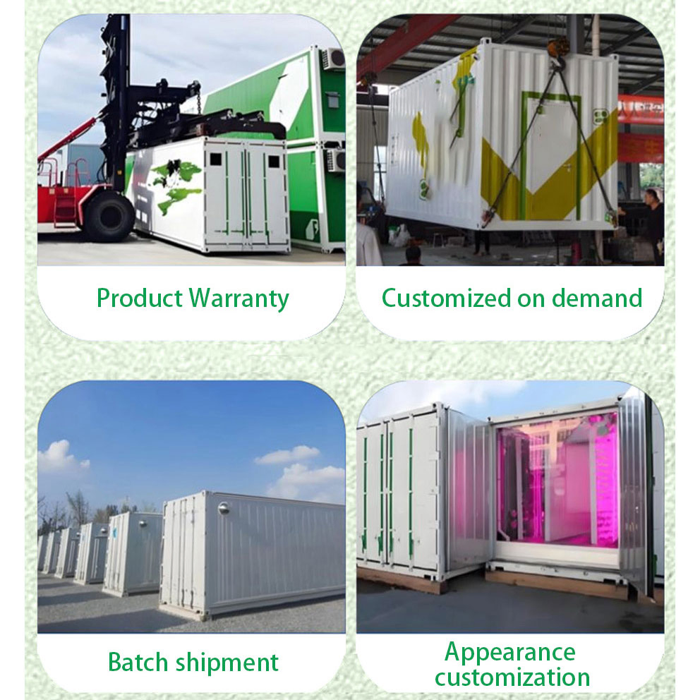 Customized Container Farm Smart Cultivator Leafy Greens Organic Agriculture Herbs Mushroom Cultivation Container