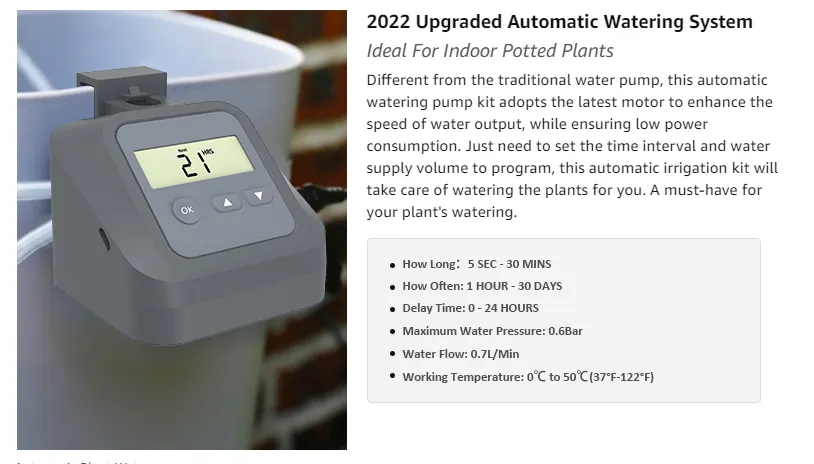 Indoor Automatic Digital Micro DIY Auto Drip Irrigation Kit