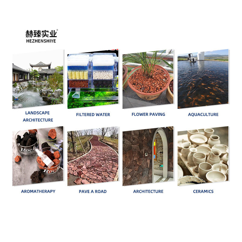 Volcanic Rock, Used for Landscaping in Commercial Plazas; Environmentally Friendly Volcanic Rock with Various Industrial Applications.