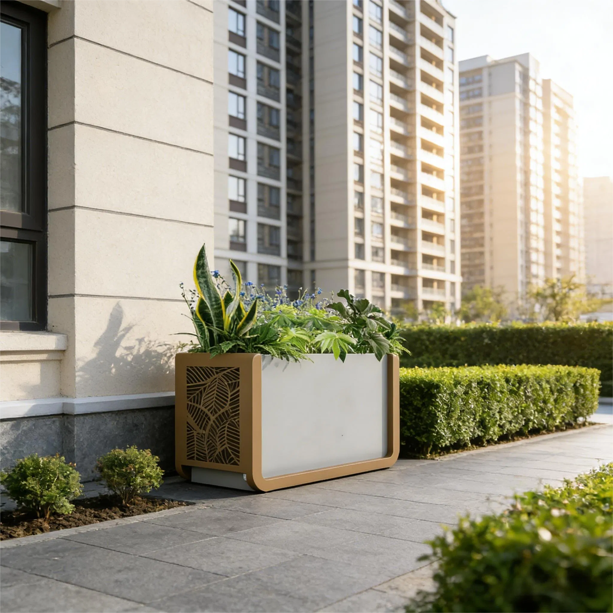 Sustainable Rainwater Harvesting Flower Box with Internal Storage Capability
