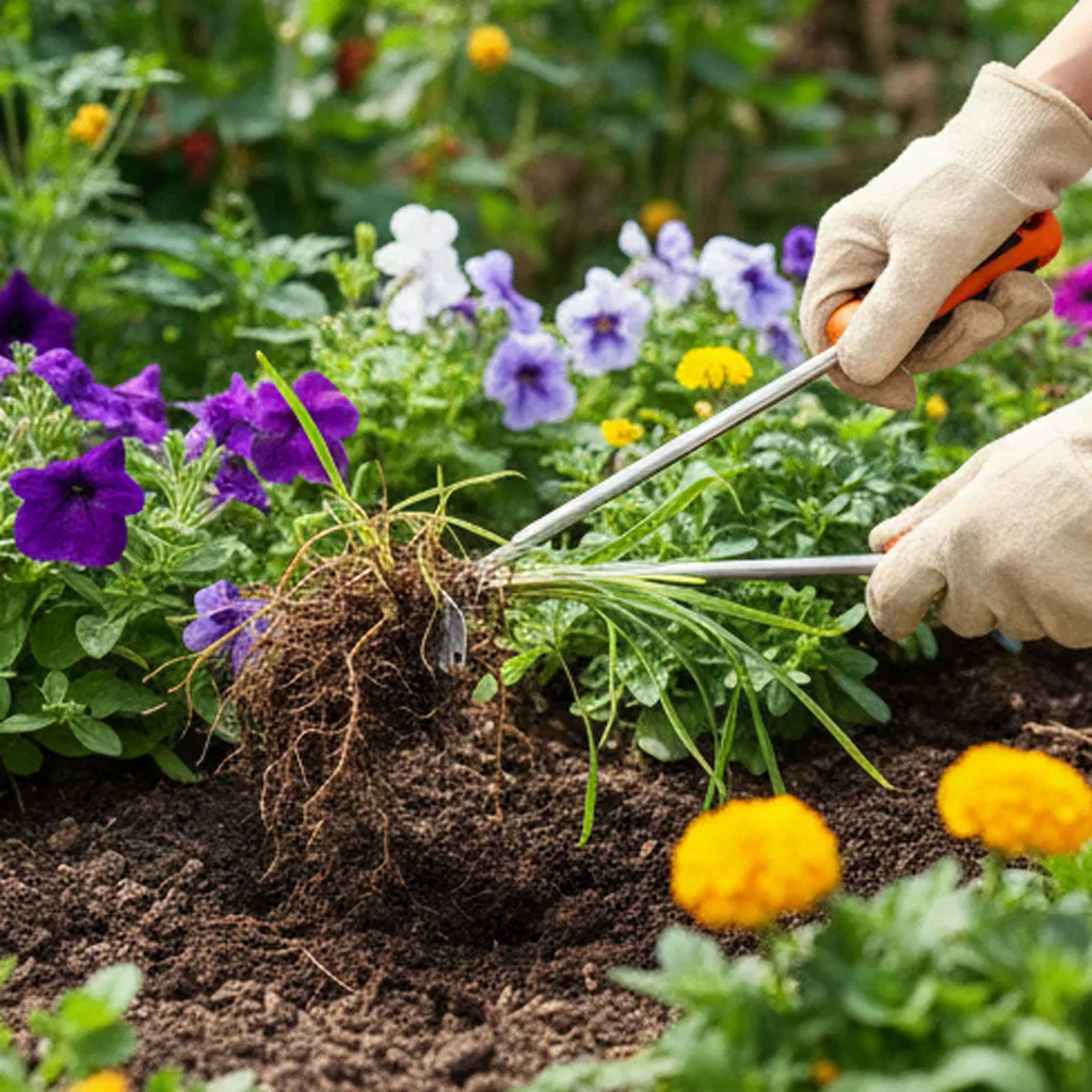 Ergonomic 4 Teeth Hand Weeder Tool for Effortless Weeding