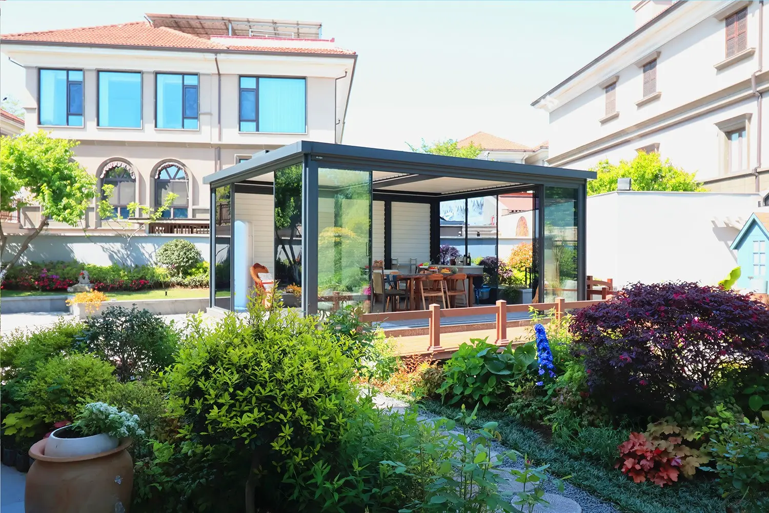 High-Quality China Luxury Aluminum Louvered Roof Pergola Kits - Waterproof, Adjustable, and Versatile from Trusted Suppliers and Factory Factory, Exporter