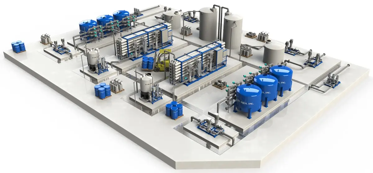 Integrated water purification equipment