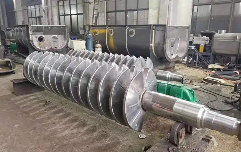 Hollow Paddle Dryer Principle