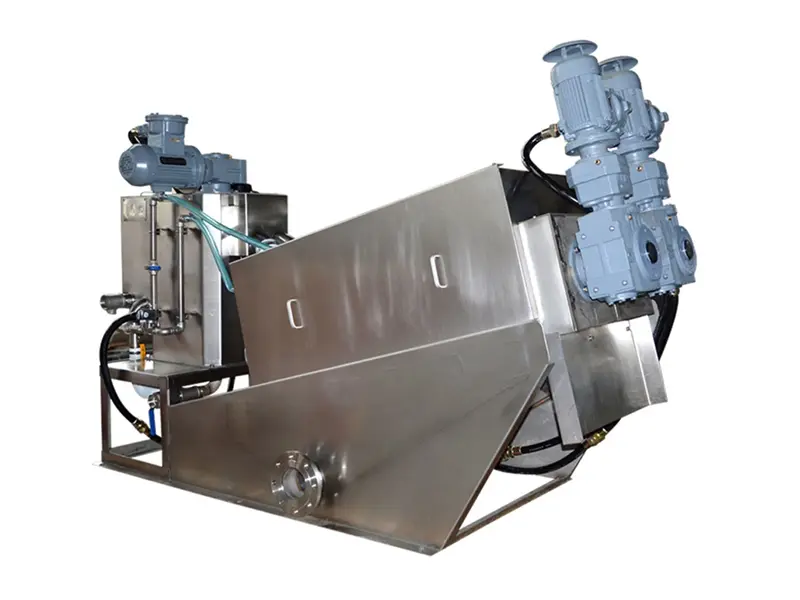 Dewatered Sludge Output