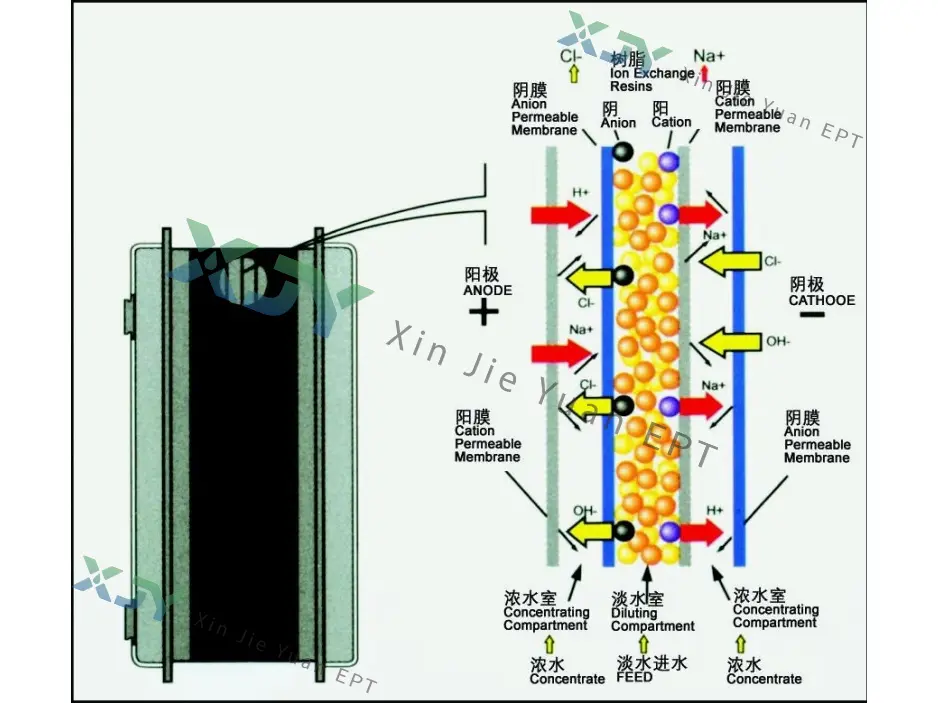 industrial EDI System For Water Purification Manufacturers, Factories