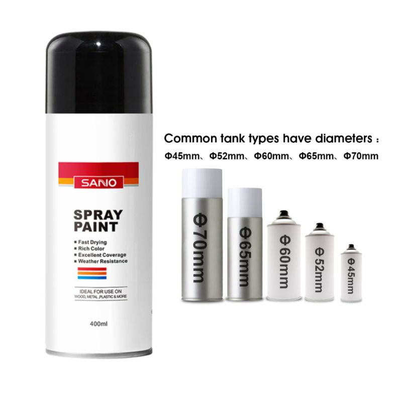 Acrylic Wholesale Industrial Metal Black Graffiti Aerosol Spray Paint