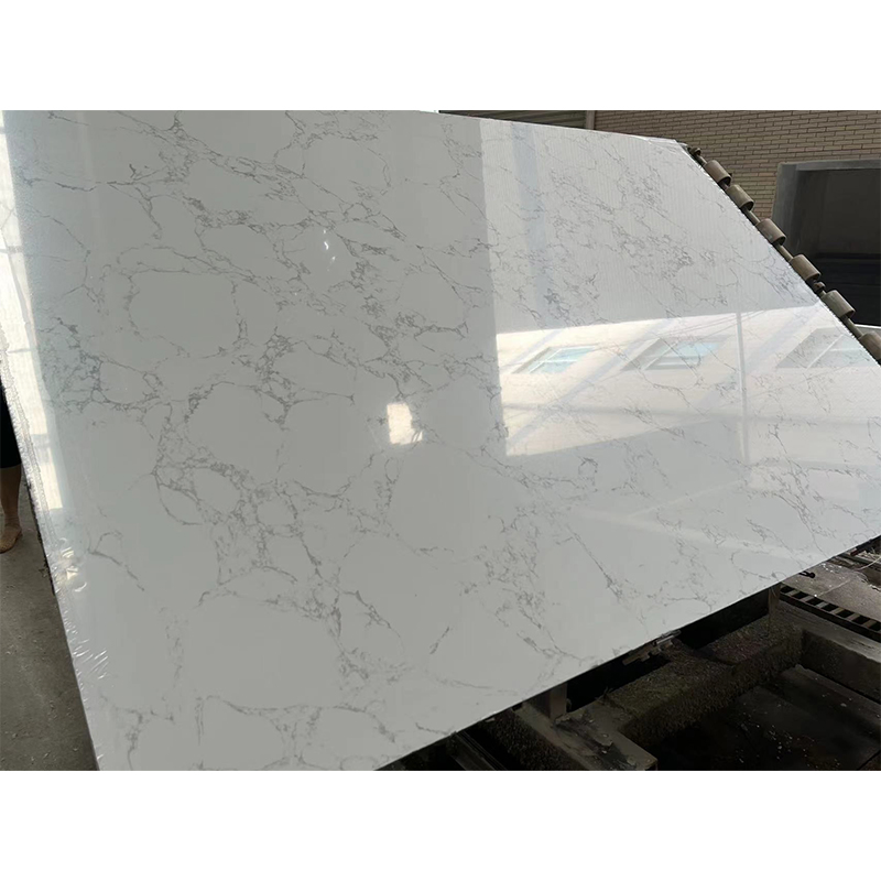 Polished/Honed Engineered/Artificial Stone Slabs Pure White/Bianco Carrara/Calacatta Gold Veins/Marble for Wall Tiles/Flooring/Background/Vanity Top/Project