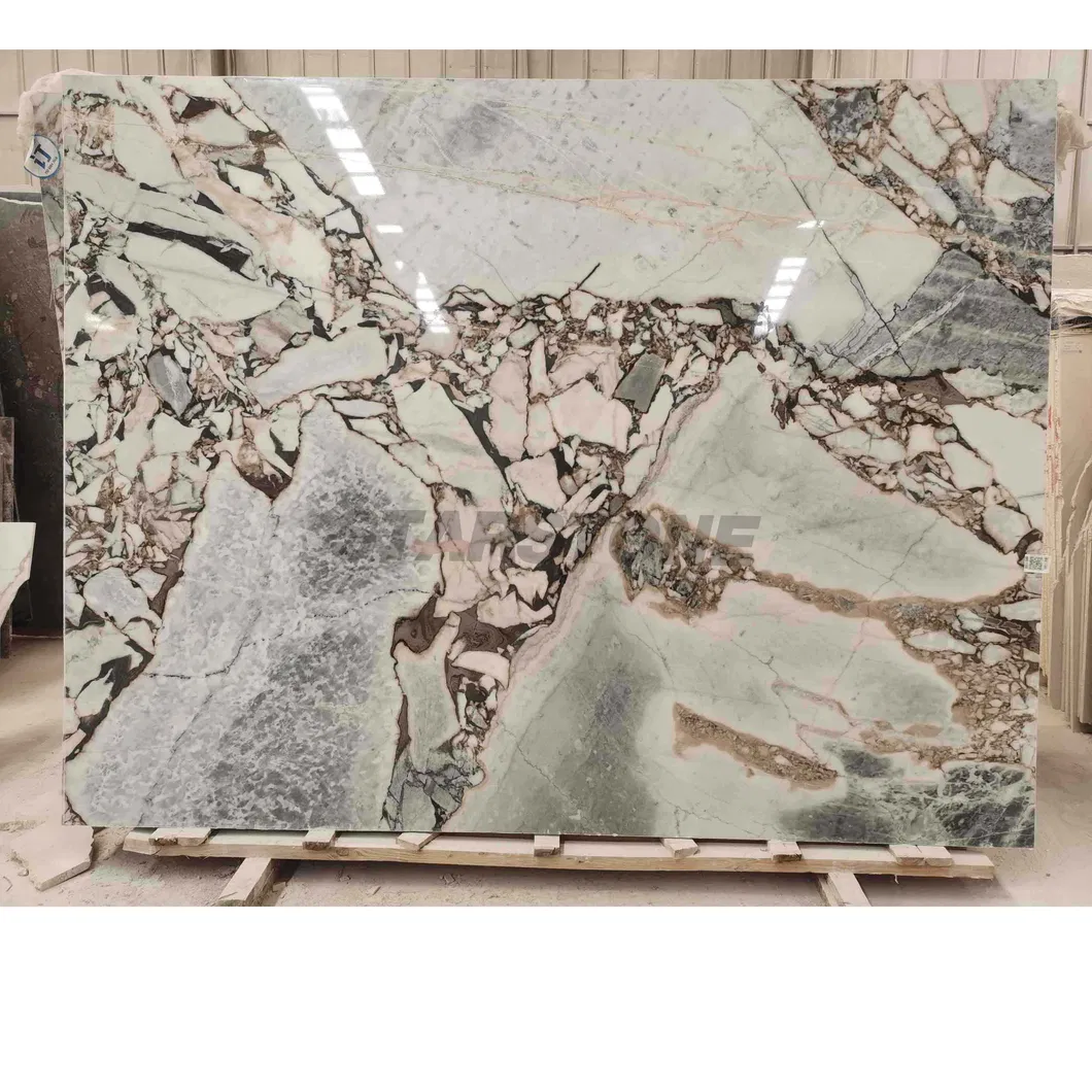 Polished Marble Fireplace