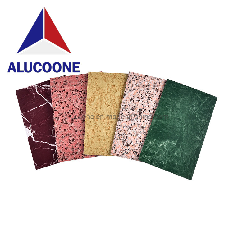 Marble PVC Outdoor Decorate Wall Covering Cladding Aluminum Composite Panel