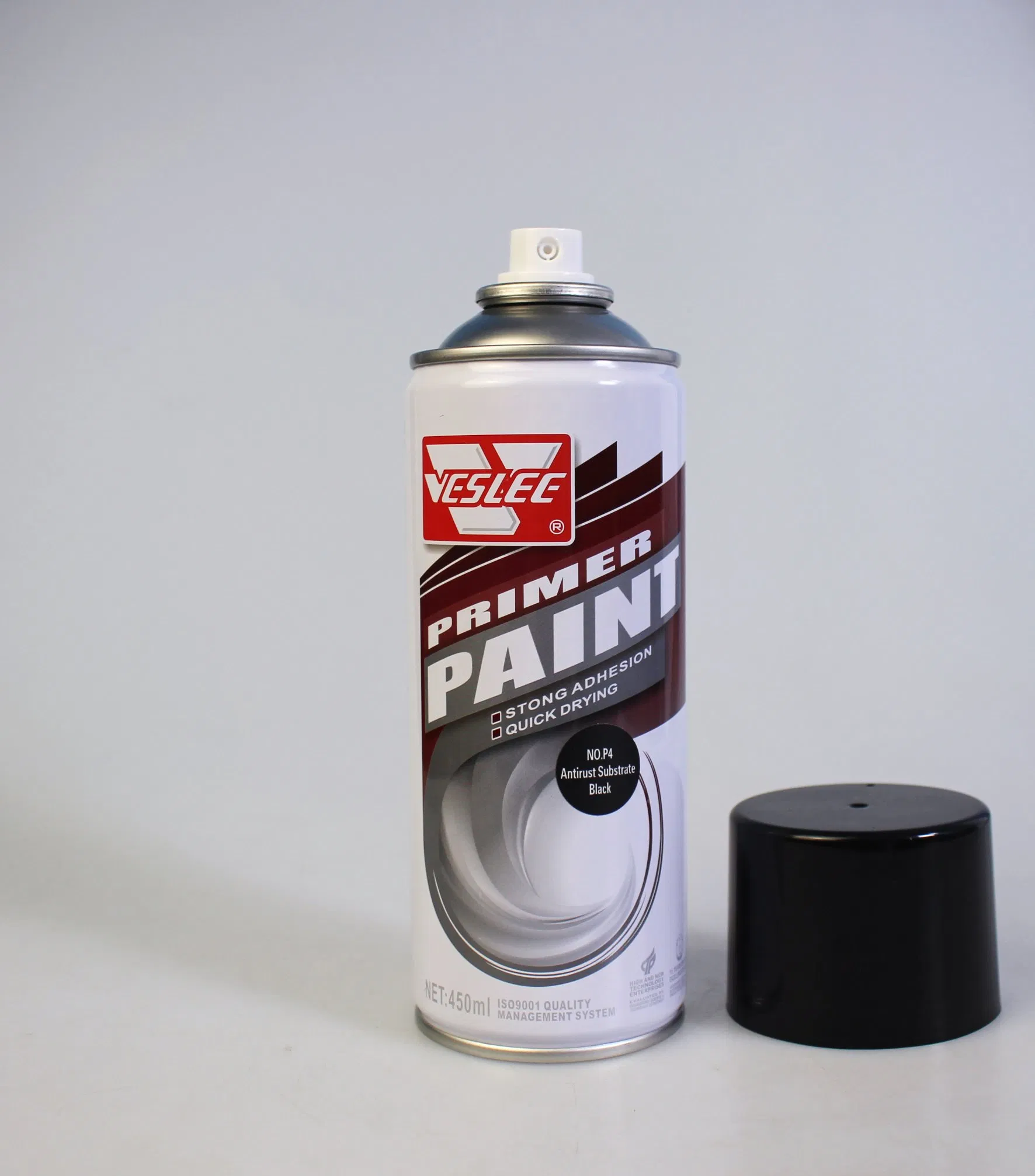 Veslee Strong Adhesive Anti-Rust Acrylic Substrate Black Spray Color Paint