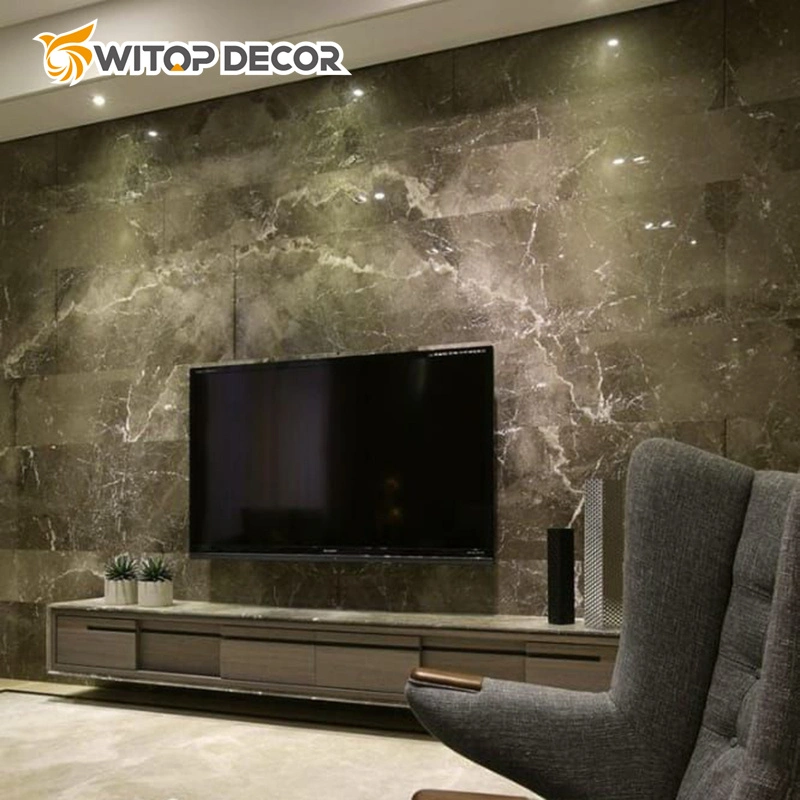 Factory Price Luxury UV Marble Sheet PVC Wall Panel for Indoor Kitchen