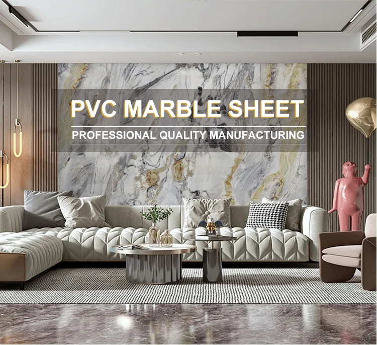 UV Marble Sheet PVC Wall Panel