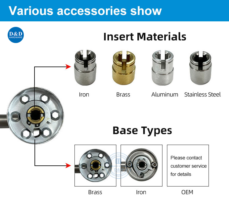 High Quality Stainless Steel Solid Exterior Interior Luxury Hardware Tube Cabinet Furniture Handle Glass Pull Modern Bedroom Lock Alloy Lever Black Door Handle