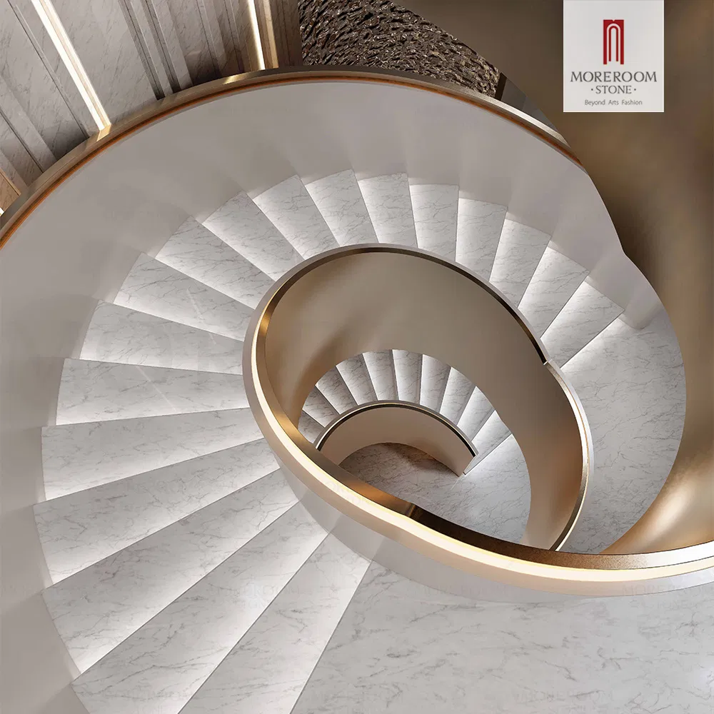 Veined White Artificial Marble Slab 1600X3200mm Silk Surface Sintered Stone Slab