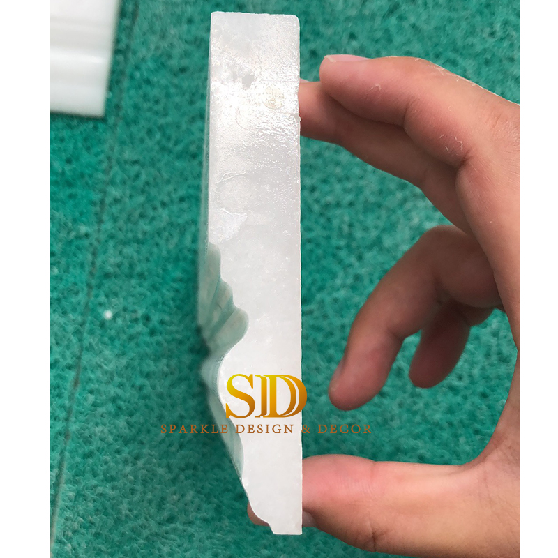 Good Price Nice White Marble Skirting/Trim for Bathroom Decoration