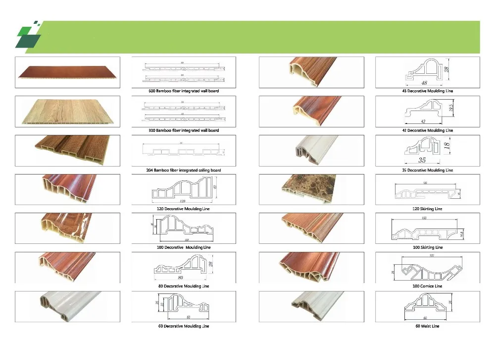PVC Skirting Board Display