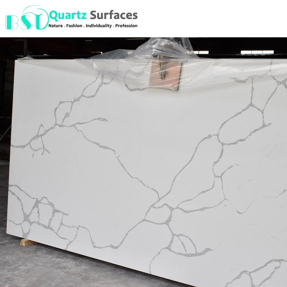 Stable High Quality Calacatta Quartz Stone Slabs with Factory Price