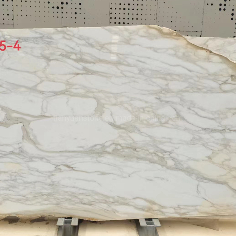 Calacatta Gold Borghini Paonazzo Italy Calcutta Carrara White Marble with Yellow/Gold/Orange Oro Veins