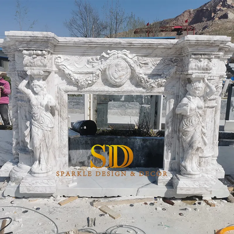 Marble Fireplace View 3