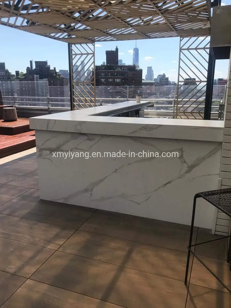 White Marble Detailed View