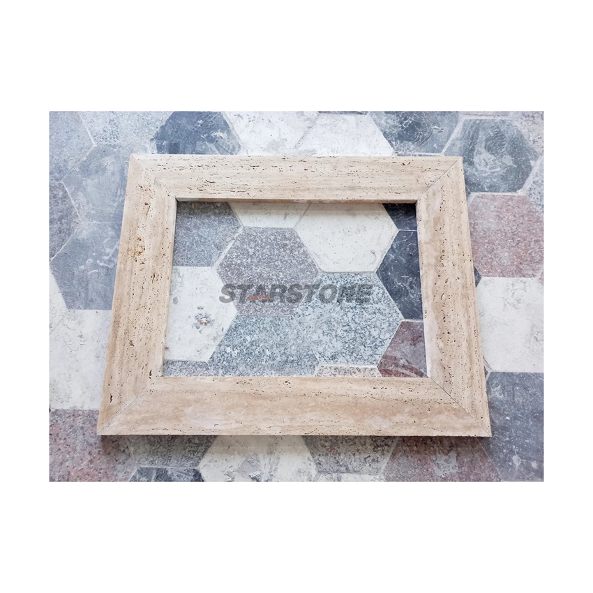 Starstone Modern Design Travertine Fireplace High Quality Marble Fireplace Mantel