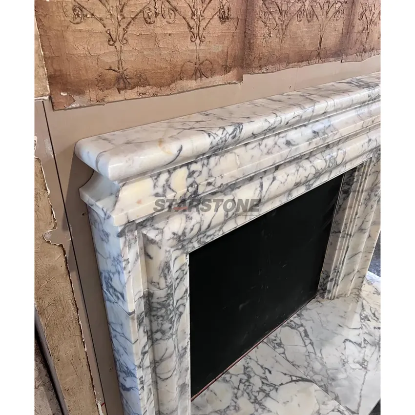 Travertine Fireplace