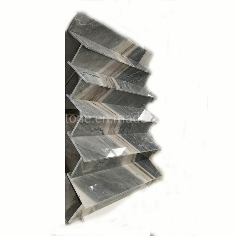 Natural Imported Marble &Granite Step/Stair Treads with Anti-Slip Nosing