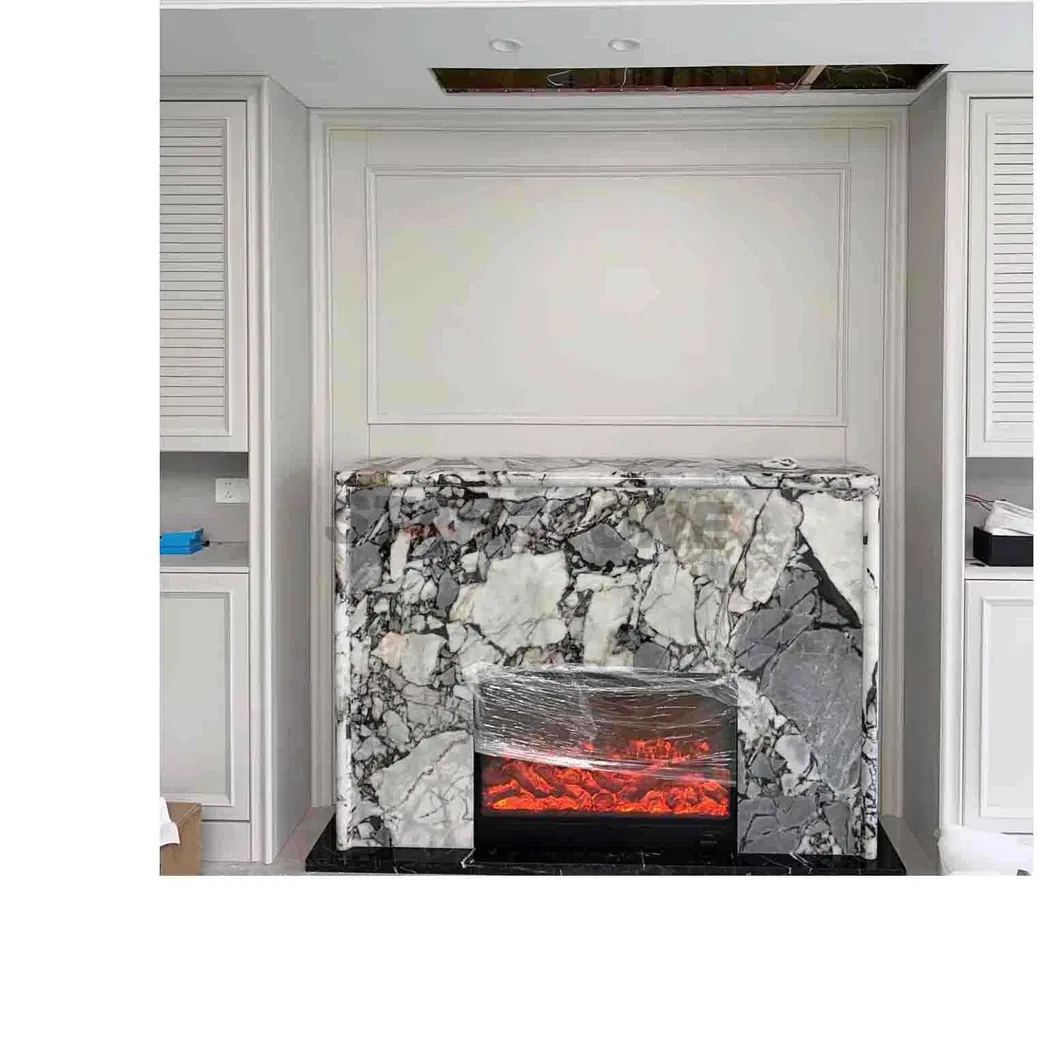 Elegant Marble Fireplace Design