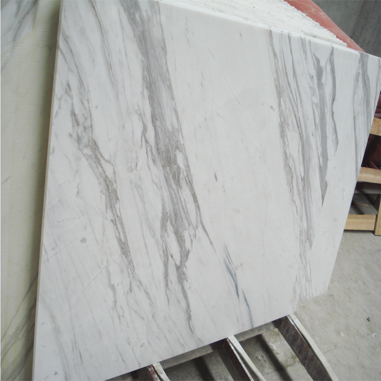 Luxury Bookmatch Design White Marble Floor Wall Slab Tile Volakas Marble Price