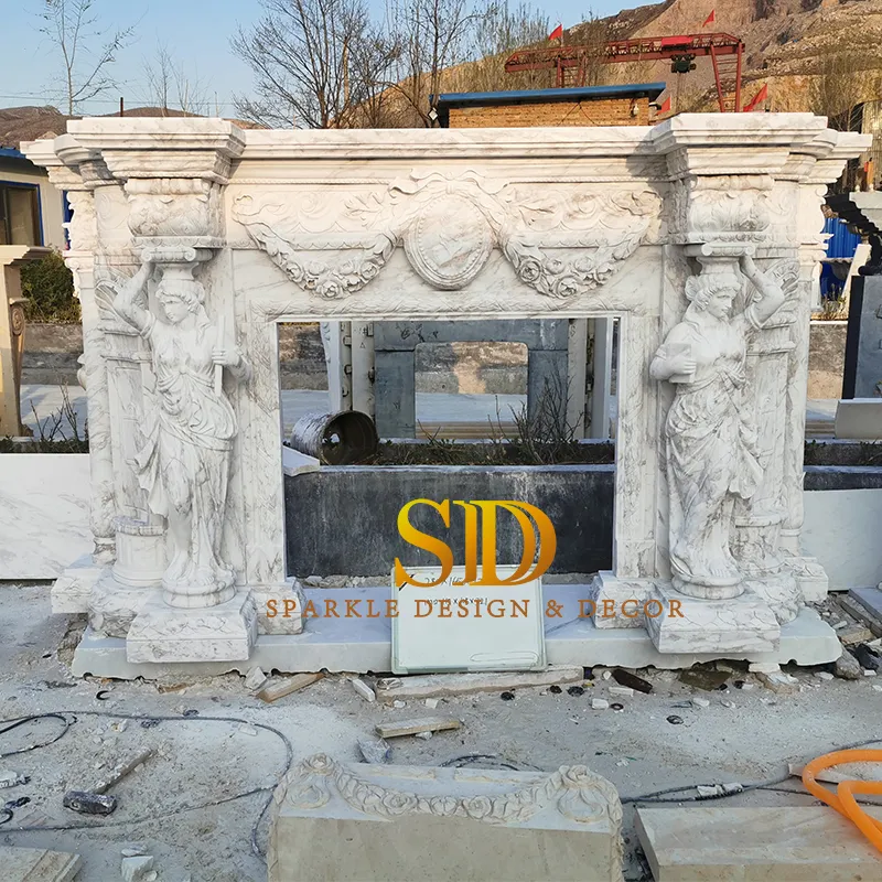 Marble Fireplace View 1